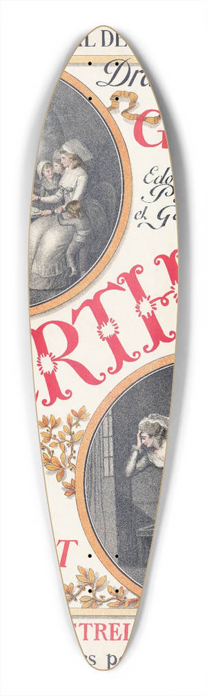Eugne Grasset - Poster for the premire of Jules Massenets Werther 39.3 inch art pintail longboard deck