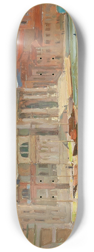 Carl Moll - Kirche in Venedig 8.25 inch art skate deck Carl Moll - Kirche in Venedig 8.25 inch art skate deck