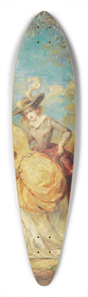 Eugne Isabey - La lettre 39.3 inch art pintail longboard deck Eugne Isabey - La lettre 39.3 inch art pintail longboard deck