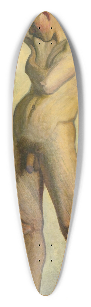Eugne Jansson - Nude Male 39.3 inch art pintail longboard deck