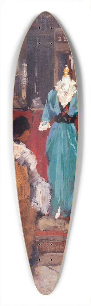 Eugne Louis Gillot - Devanture dune boutique de mode. 39.3 inch art pintail longboard deck