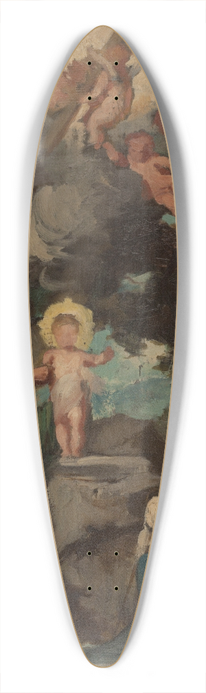 Eugne Romain Thirion - La Sainte Famille 39.3 inch art pintail longboard deck