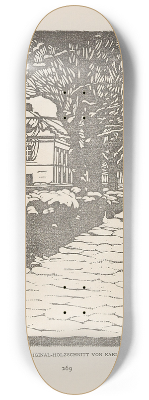 Carl Moll - Ver Sacrum 1903 15 269 Hohe Warte 8.25 inch art skate deck