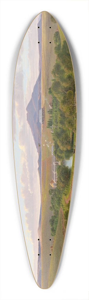 Eugne von Gurard - Yalla-y-Poora 39.3 inch art pintail longboard deck