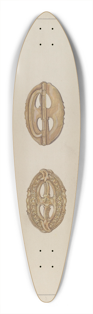 Evelyn Bailey - Buckle 39.3 inch art pintail longboard deck