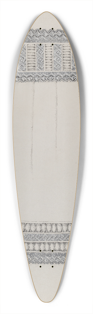 Evelyn Bailey - Chemise 39.3 inch art pintail longboard deck