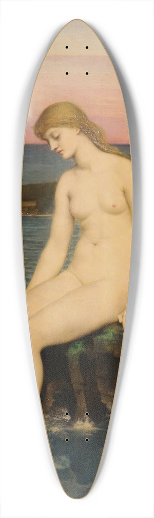 Evelyn De Morgan - la sirenetta 39.3 inch art pintail longboard deck Evelyn De Morgan - la sirenetta 39.3 inch art pintail longboard deck