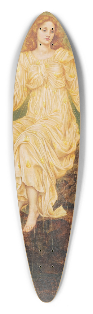 Evelyn De Morgan - Lux in Tenebris 39.3 inch art pintail longboard deck Evelyn De Morgan - Lux in Tenebris 39.3 inch art pintail longboard deck