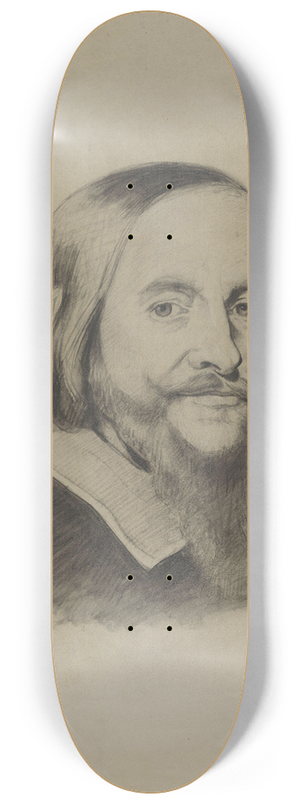 Adolph Tidemand - Mannsportrett 8.25 inch art skate deck