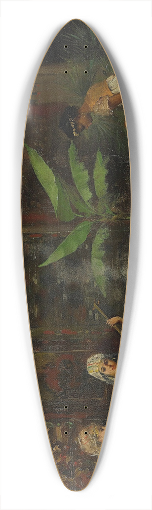 Fabio Fabbi - In The Harem 39.3 inch art pintail longboard deck Fabio Fabbi - In The Harem 39.3 inch art pintail longboard deck