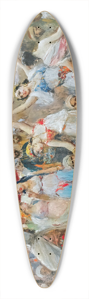 Fabio Fabbi - The Slave Market 39.3 inch art pintail longboard deck Fabio Fabbi - The Slave Market 39.3 inch art pintail longboard deck