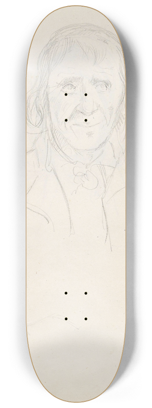 Adolph Tidemand - Mannsportrett 8.25 inch art skate deck