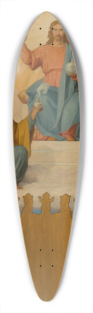 Faivre-Duffer - Saint Joseph aux pieds de Jsus Christ 39.3 inch art pintail longboard deck