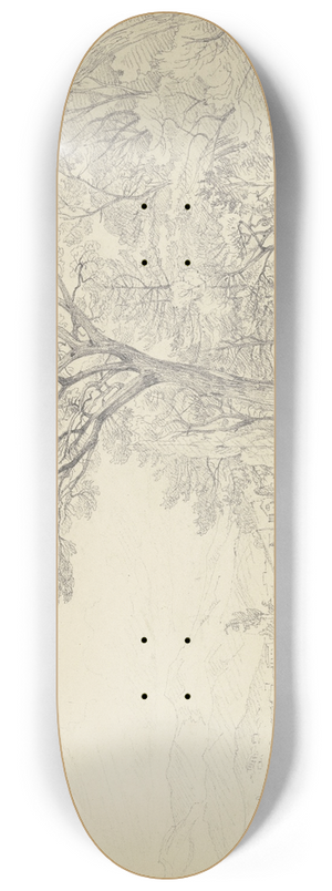 Carl Morgenstern - Pines on the Riviera 8.25 inch art skate deck