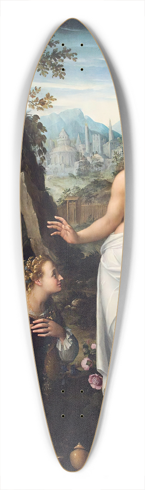 Fede Galizia - Noli me tangere 39.3 inch art pintail longboard deck