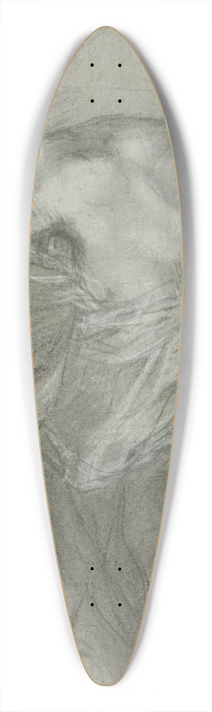 Federico Barocci - Figure Studies 39.3 inch art pintail longboard deck