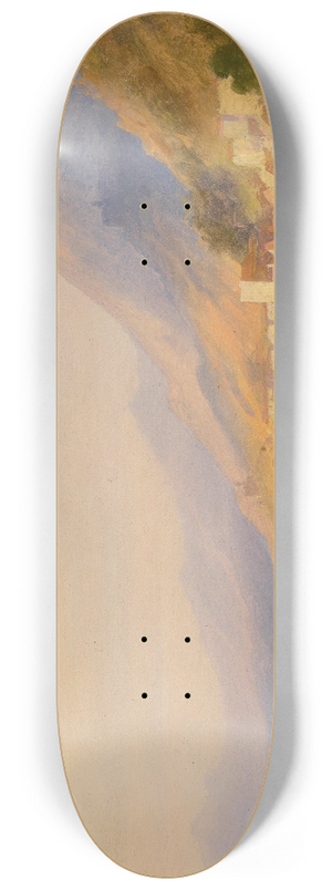 Carl Morgenstern - Sdliche Kstenlandschaft 8.25 inch art skate deck