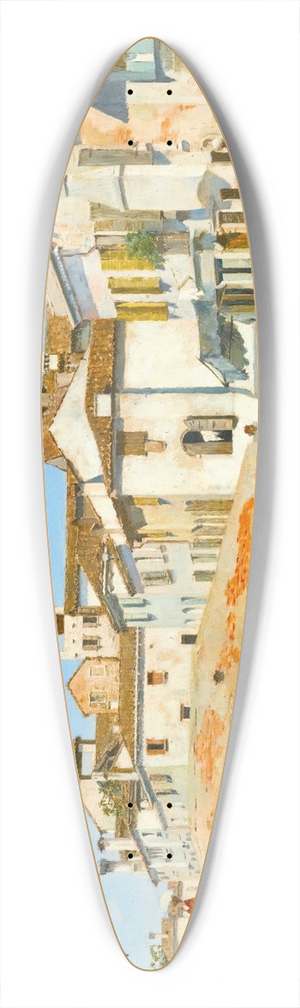 Federico del Campo - Tintorettos House, Venice 39.3 inch art pintail longboard deck