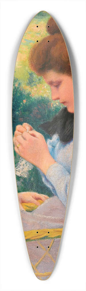 Federico Zandomeneghi - Le Crochet 39.3 inch art pintail longboard deck