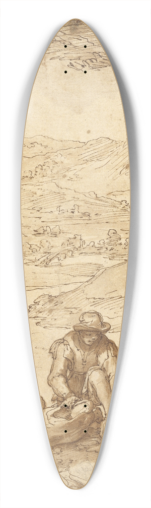 Federico Zuccaro - Taddeos Hallucination 39.3 inch art pintail longboard deck