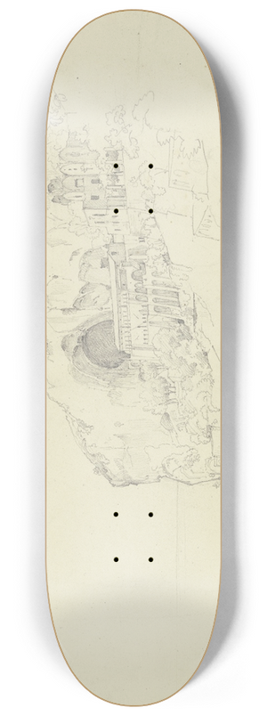 Carl Morgenstern - View of Amalfi 8.25 inch art skate deck