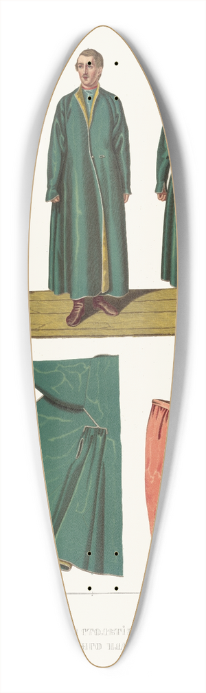 Fedor Grigoryevich Solntsev - Boiarskii kaftan XVII stoletiia, pokroi onago i ispodniago platia 39.3 inch art pintail longboard deck