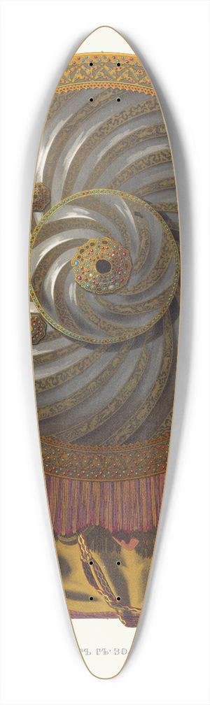 Fedor Grigoryevich Solntsev - Bulatnyi shchit s zolotoi nasechkoiu 39.3 inch art pintail longboard deck