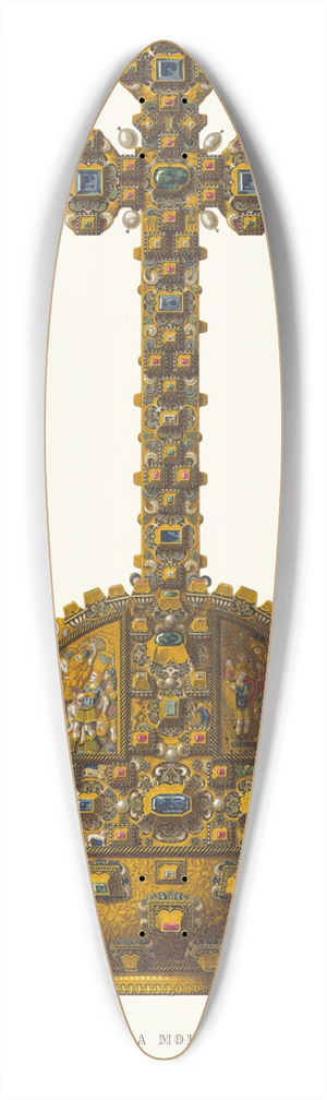 Fedor Grigoryevich Solntsev - Derzhava Monomakhova. (izobrazhenie 1.) 39.3 inch art pintail longboard deck