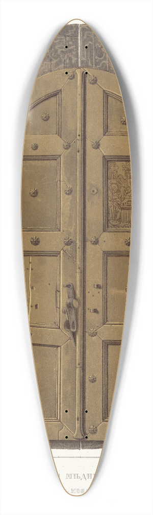 Fedor Grigoryevich Solntsev - Drevniia mednyia vrata, v Uspenskom devichem monastyre goroda Aleksandrova 39.3 inch art pintail longboard deck