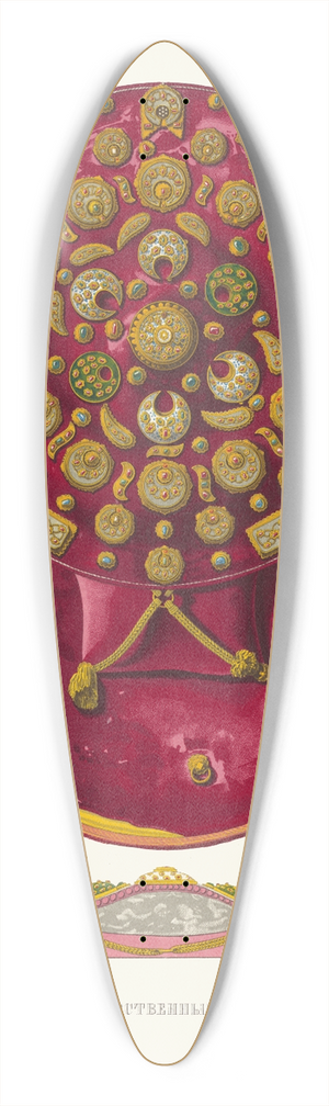 Fedor Grigoryevich Solntsev - Gosudastvennyi shchit 39.3 inch art pintail longboard deck