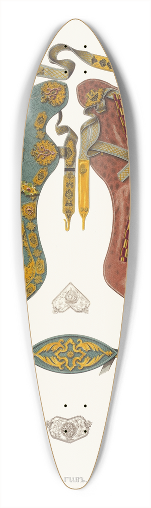 Fedor Grigoryevich Solntsev - Kolchan 39.3 inch art pintail longboard deck
