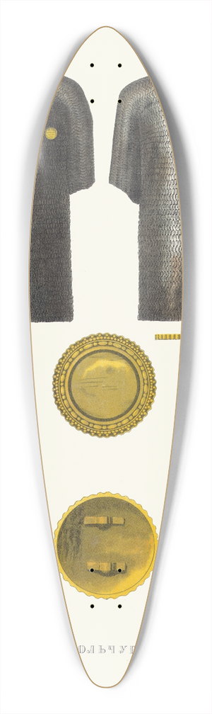 Fedor Grigoryevich Solntsev - Kolchuga 39.3 inch art pintail longboard deck
