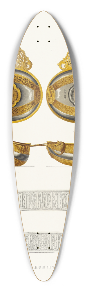 Fedor Grigoryevich Solntsev - Kovsh velikago kniazia Ioanna Vasilevicha IV 39.3 inch art pintail longboard deck