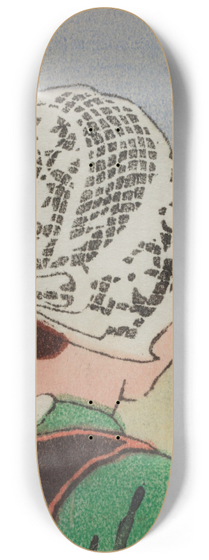 Carl Moser - Bretonisches Mdchen 8.25 inch art skate deck