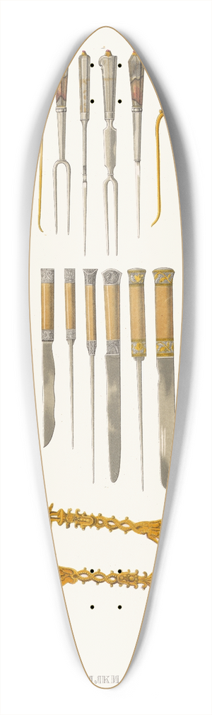 Fedor Grigoryevich Solntsev - Lozhki, vilki i nozhi 39.3 inch art pintail longboard deck