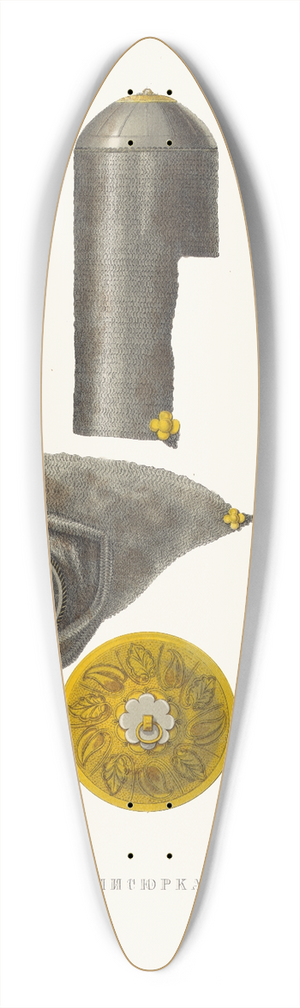 Fedor Grigoryevich Solntsev - Misiurka 2 39.3 inch art pintail longboard deck
