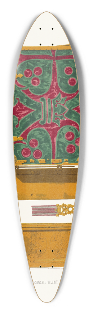 Fedor Grigoryevich Solntsev - Naprestolnoe evangelie kontsa XIV veka (izobrazhenie 2.) 39.3 inch art pintail longboard deck