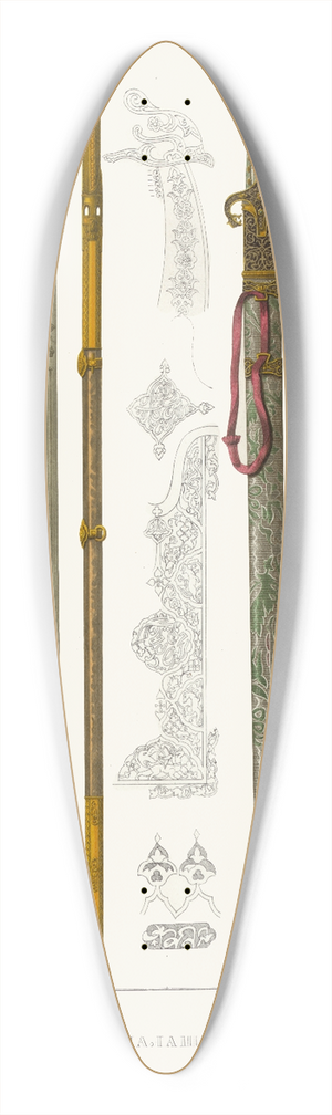 Fedor Grigoryevich Solntsev - Palashi 2 39.3 inch art pintail longboard deck