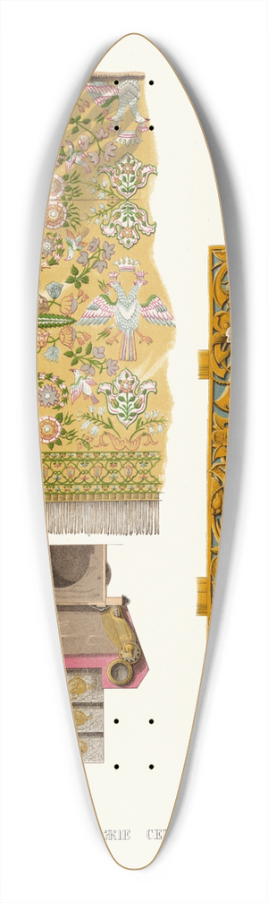 Fedor Grigoryevich Solntsev - Pokrovets i podnozhie serebrianogo trona 39.3 inch art pintail longboard deck