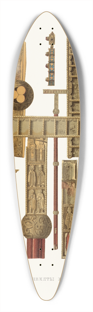 Fedor Grigoryevich Solntsev - Posokh. Sv. Episkopa Nikity I sviatitelskaia panagiia 39.3 inch art pintail longboard deck