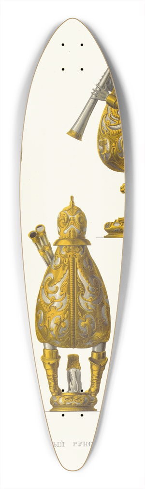 Fedor Grigoryevich Solntsev - Serebrianyi rukomoinik 39.3 inch art pintail longboard deck