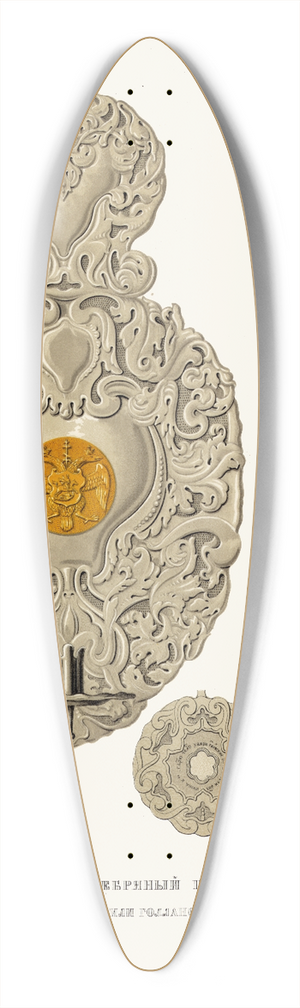 Fedor Grigoryevich Solntsev - Stennoi serebrianyi podsvechnik. Gosudariu chelom udarili Gollanskie staty v 1648 godu 39.3 inch art pintail longboard deck