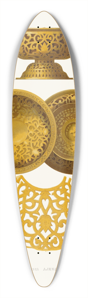 Fedor Grigoryevich Solntsev - Stoianets tsaria Feodora Alekseevicha i chetvertina 39.3 inch art pintail longboard deck