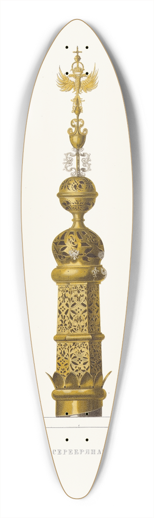 Fedor Grigoryevich Solntsev - Stolby serebrianago trona 39.3 inch art pintail longboard deck