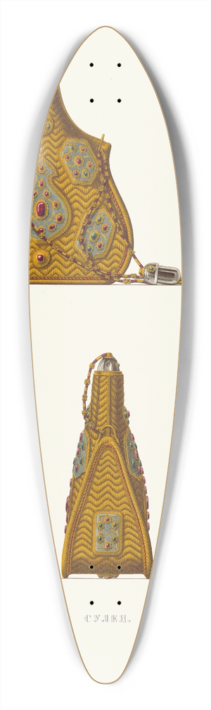 Fedor Grigoryevich Solntsev - Suleia 39.3 inch art pintail longboard deck