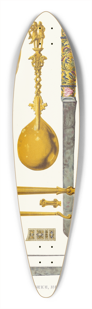 Fedor Grigoryevich Solntsev - Tsarskiia lozhki, nozhi i vilki 39.3 inch art pintail longboard deck