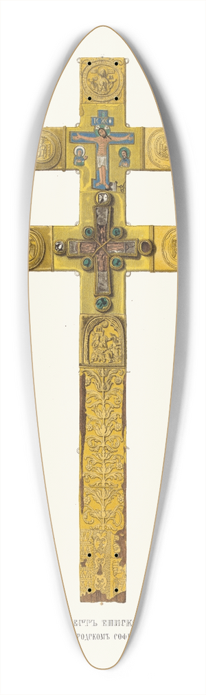 Fedor Grigoryevich Solntsev - Vozdvizalnyi krest episkopa Antoniia 1212 g 39.3 inch art pintail longboard deck