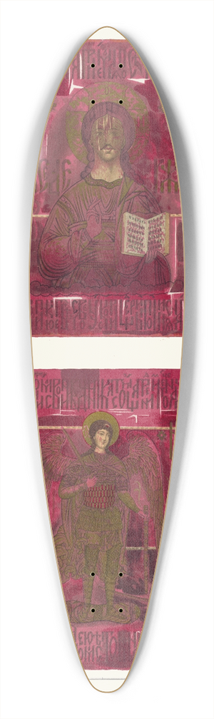 Fedor Grigoryevich Solntsev - Znamia kniazia Pozharskago 39.3 inch art pintail longboard deck