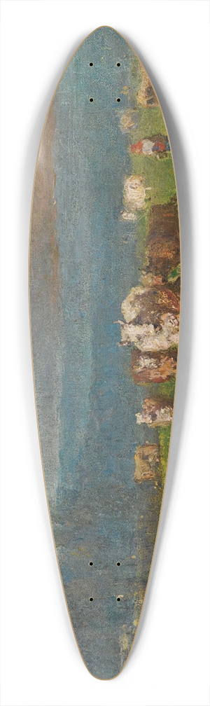 Fedor Ivanovich Yasnovsky - Rural Landscape 39.3 inch art pintail longboard deck