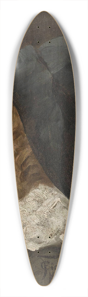 Feliks Cichocki - Portrait of a boy in a hat 39.3 inch art pintail longboard deck